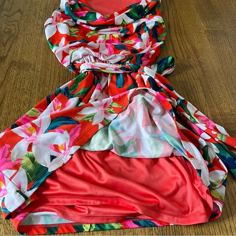 Express Floral Dress, Size XS - Picture 3 of 10